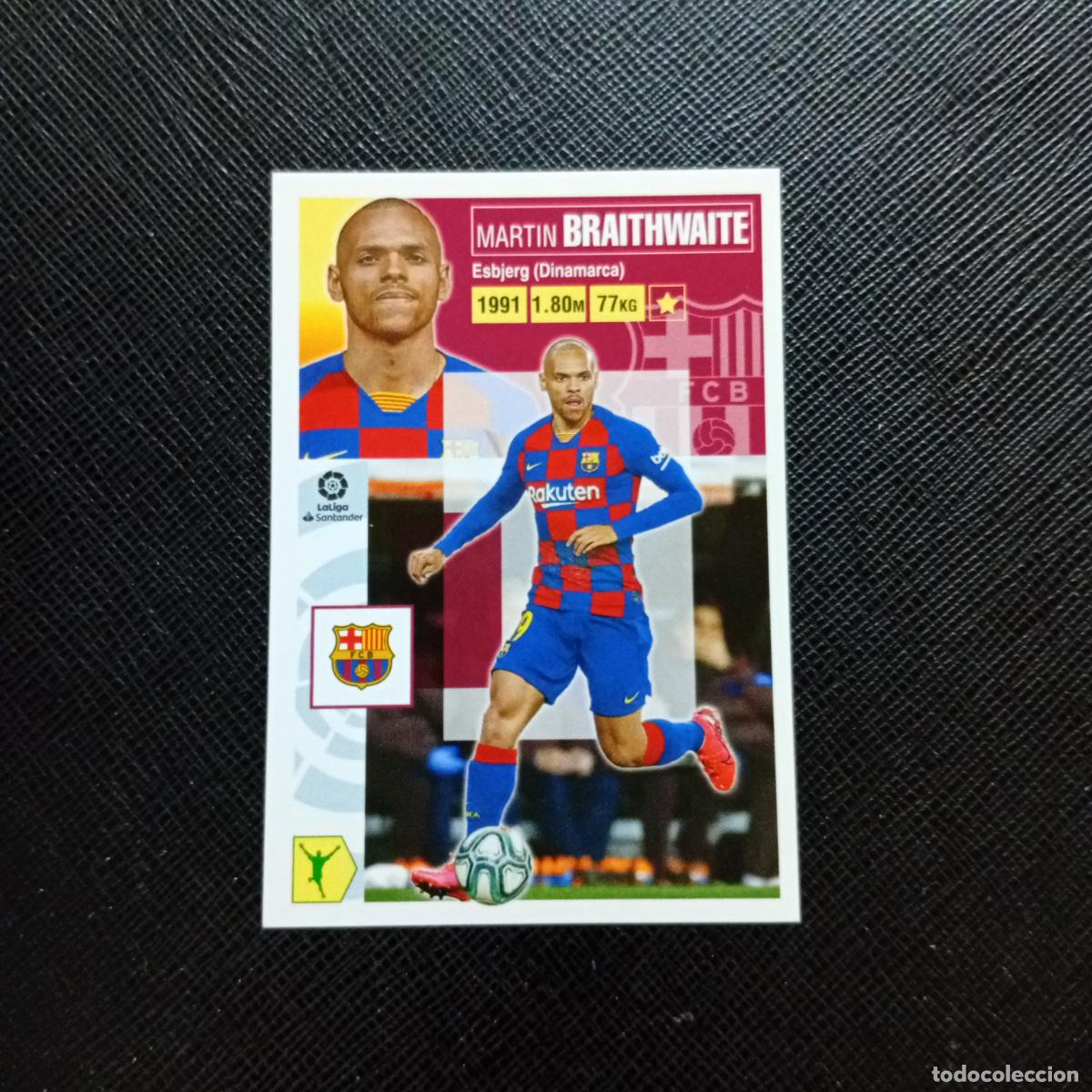 Cromos de f&uacute;tbol: BRAITHWAITE BARCELONA ESTE 2020 2021 CROMO FUTBOL LIGA 20 21 - SIN PEGAR - A97 PG253 COLOCA