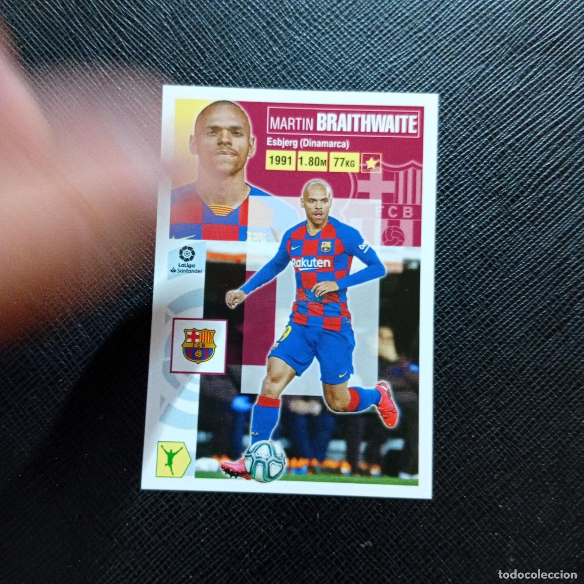 Cromos de f&uacute;tbol: BRAITHWAITE BARCELONA ESTE 2020 2021 CROMO FUTBOL LIGA 20 21 - SIN PEGAR - A97 PG262 COLOCA