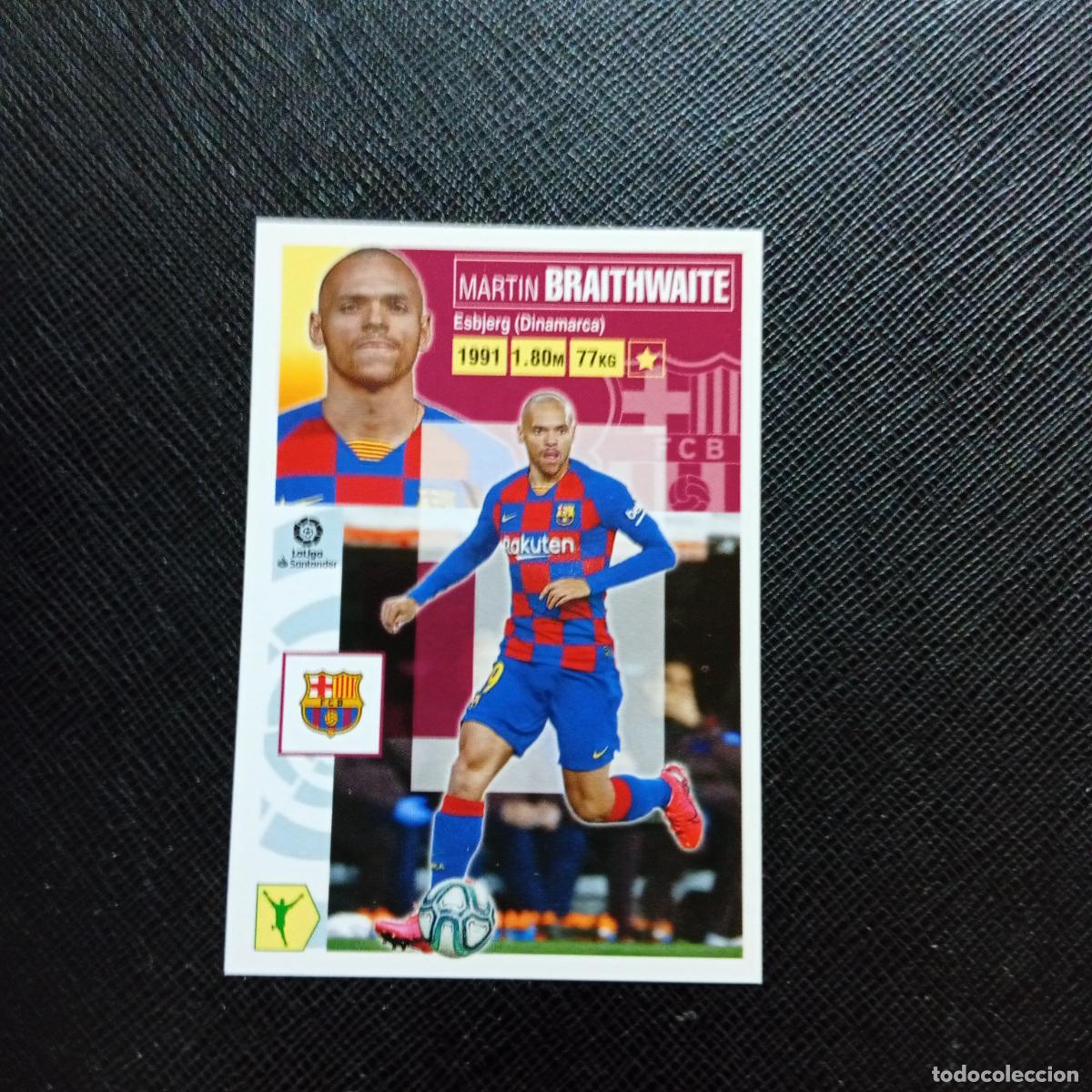 Cromos de f&uacute;tbol: BRAITHWAITE BARCELONA ESTE 2020 2021 CROMO FUTBOL LIGA 20 21 - SIN PEGAR - A97 PG262 COLOCA