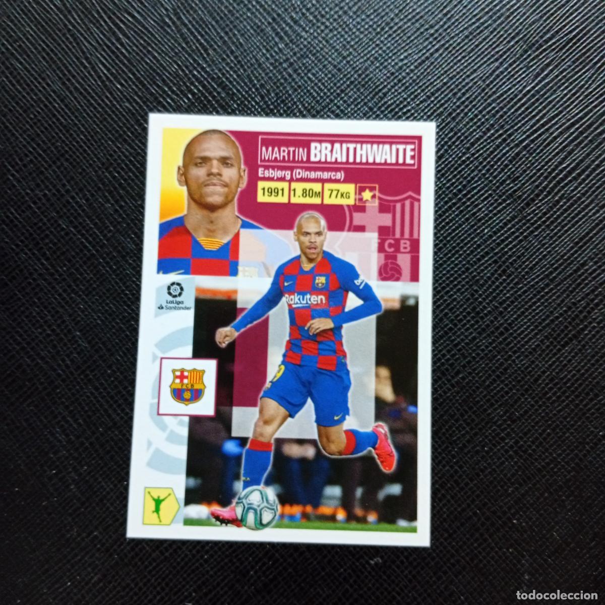 Cromos de f&uacute;tbol: BRAITHWAITE BARCELONA ESTE 2020 2021 CROMO FUTBOL LIGA 20 21 - SIN PEGAR - A97 PG262 COLOCA