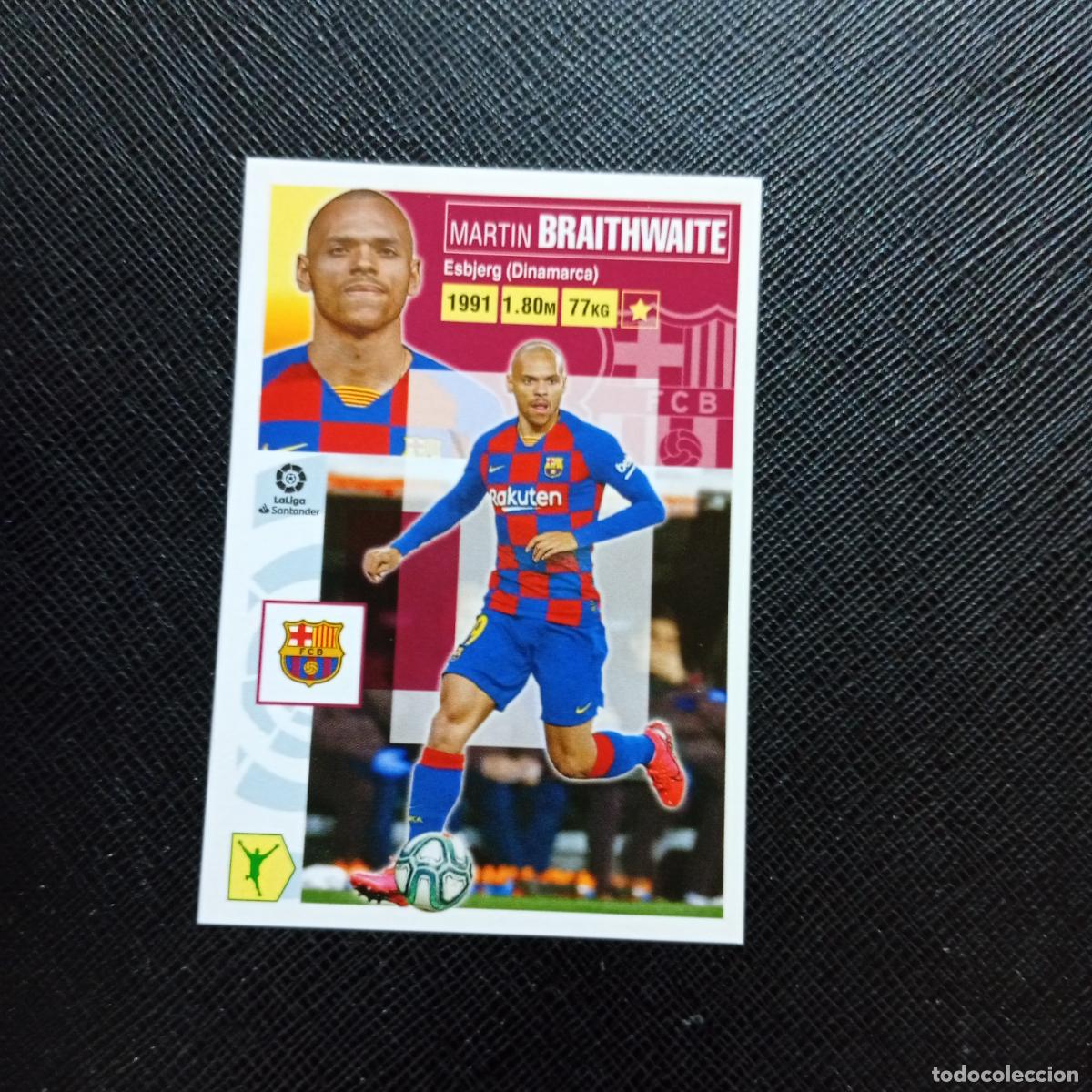 Cromos de f&uacute;tbol: BRAITHWAITE BARCELONA ESTE 2020 2021 CROMO FUTBOL LIGA 20 21 - SIN PEGAR - A97 PG262 COLOCA