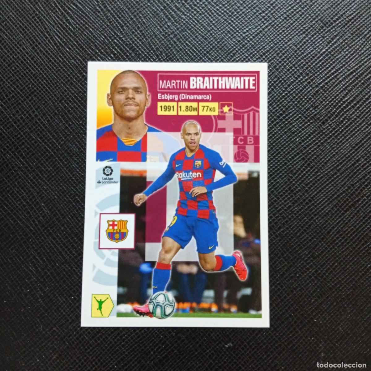 Cromos de f&uacute;tbol: BRAITHWAITE BARCELONA ESTE 2020 2021 CROMO FUTBOL LIGA 20 21 - SIN PEGAR - A97 PG262 COLOCA