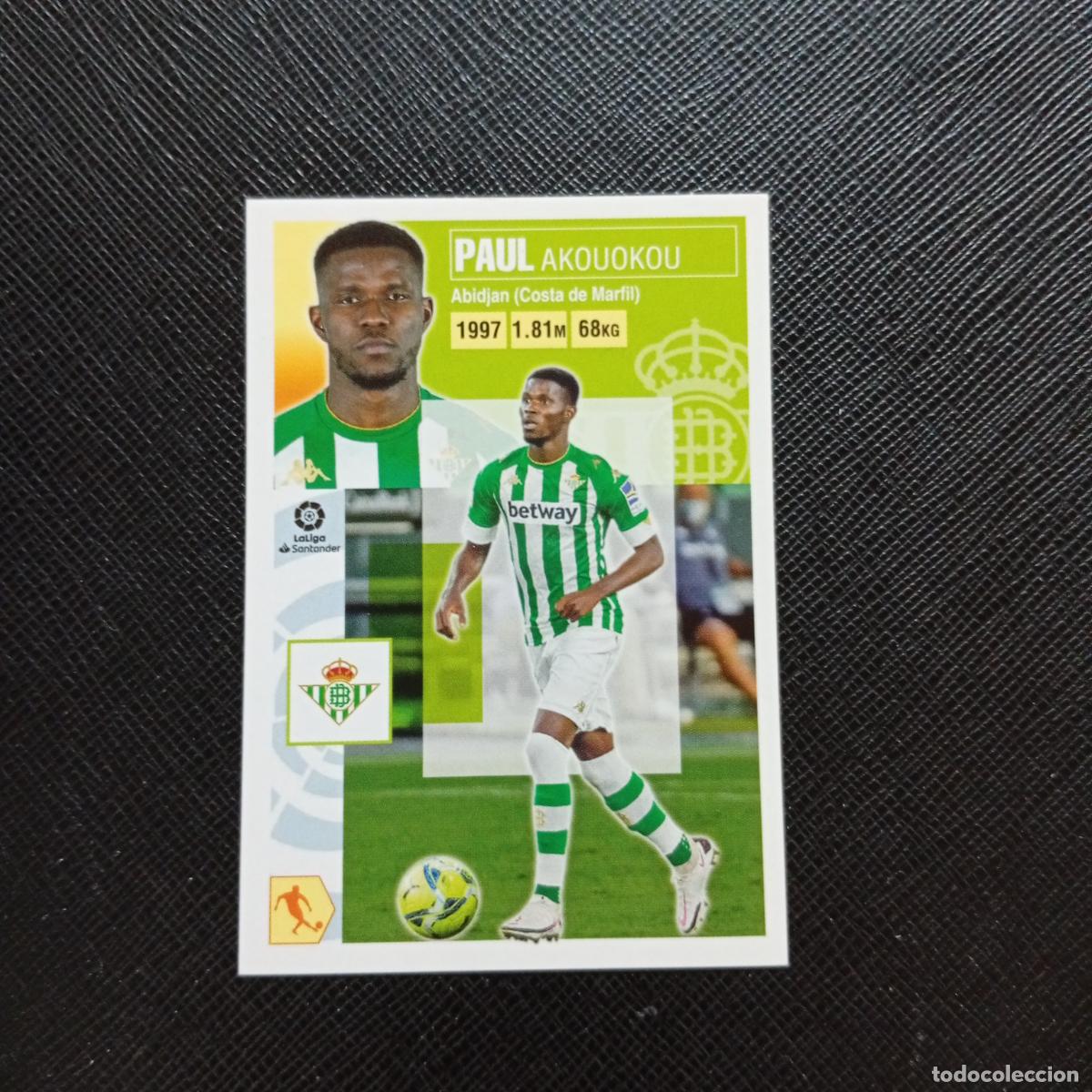 Figurine di Calcio: PAUL REAL BETIS ESTE 2020 2021 CROMO FUTBOL LIGA 20 21 - SIN PEGAR - A97 PG262