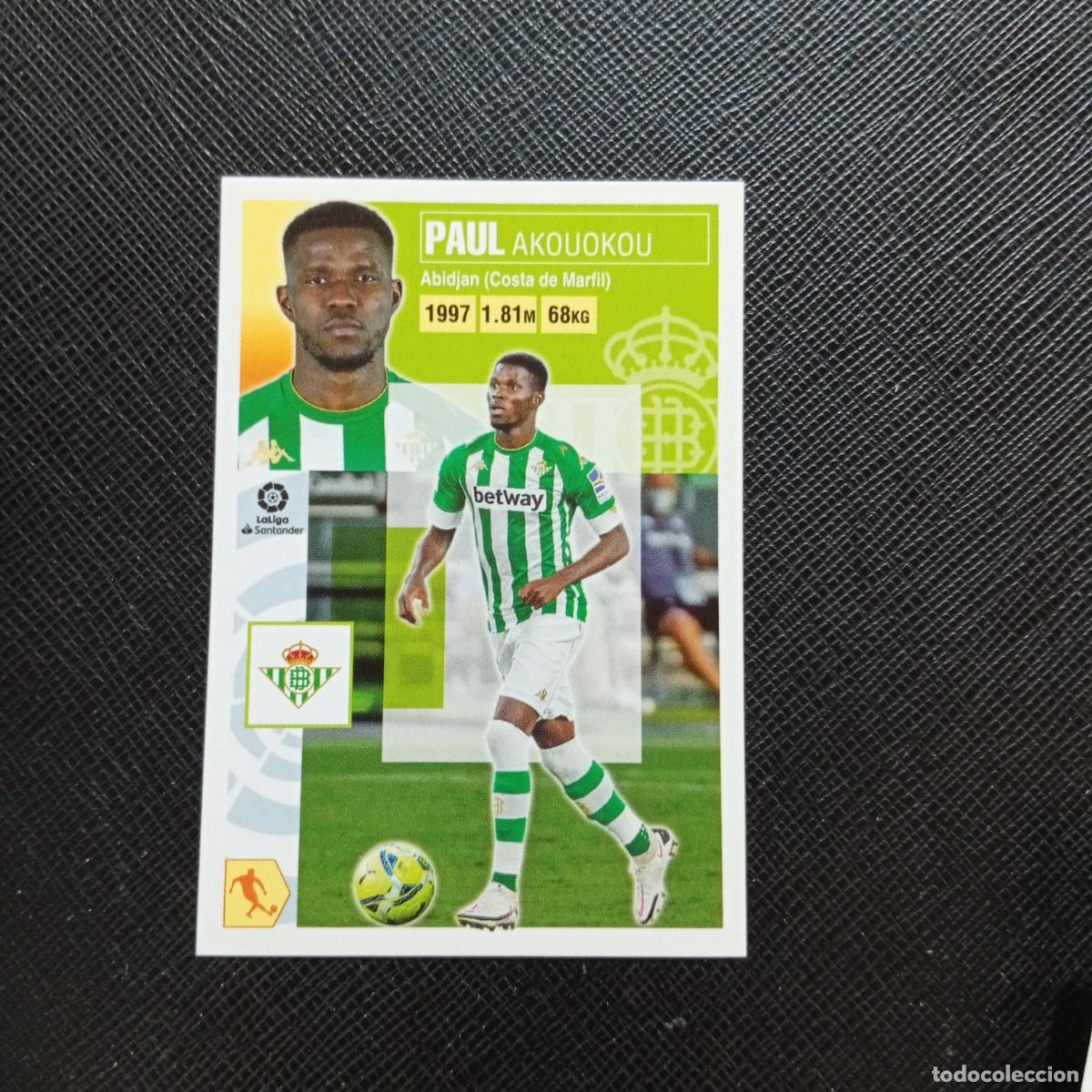 Figurine di Calcio: PAUL REAL BETIS ESTE 2020 2021 CROMO FUTBOL LIGA 20 21 - SIN PEGAR - A97 PG262