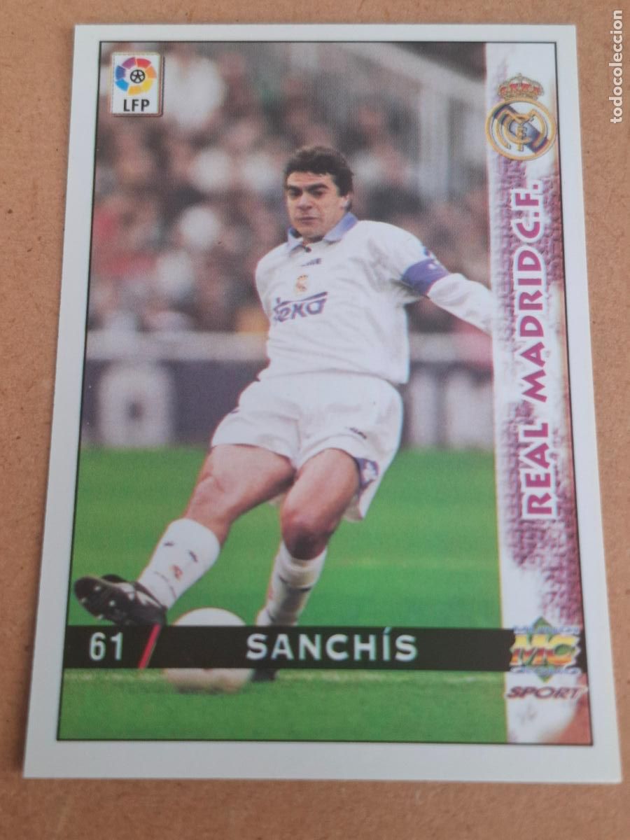 Cromos de f&uacute;tbol: MUNDICROMO 98 99 1998 1999 - 61 SANCH&Iacute;S - REAL MADRID (CV)