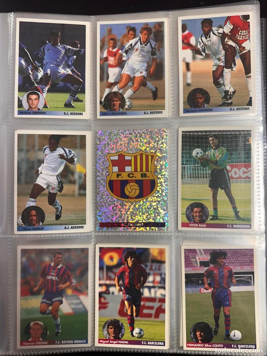 Cromos de f&uacute;tbol: 259 Cromos diferentes Coleccion Avanzada Panini Mejores Equipos de Europa sin pegar