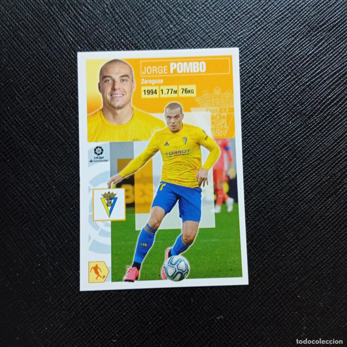 Cromos de f&uacute;tbol: POMBO CADIZ ESTE 2020 2021 CROMO FUTBOL LIGA 20 21 - SIN PEGAR - A97 PG262 COLOCA