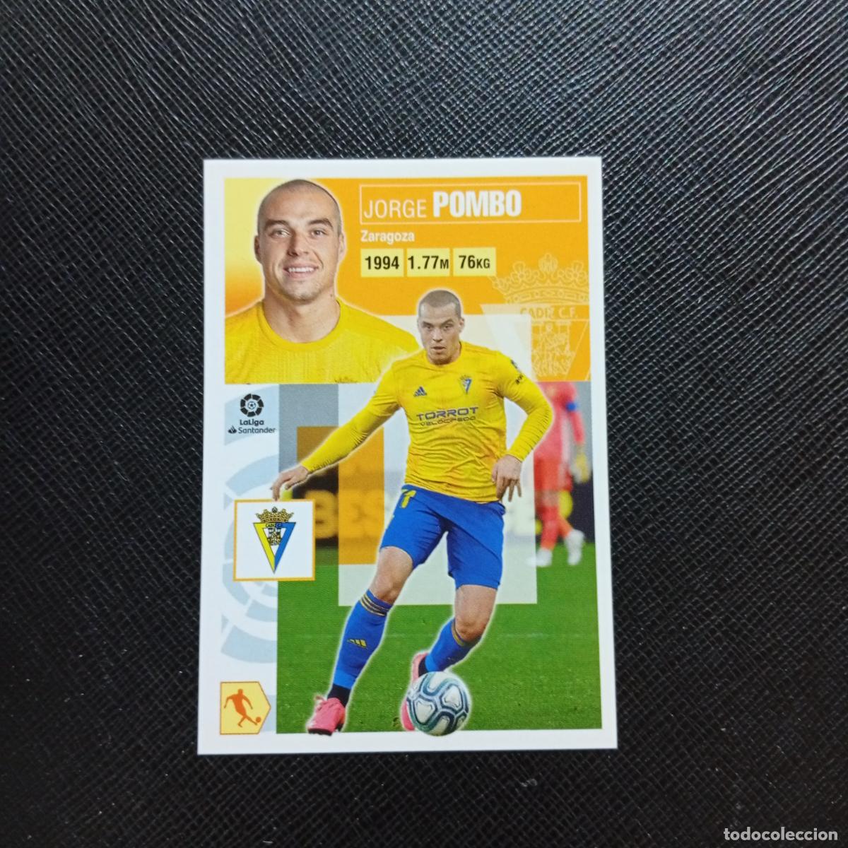 Cromos de f&uacute;tbol: POMBO CADIZ ESTE 2020 2021 CROMO FUTBOL LIGA 20 21 - SIN PEGAR - A97 PG262 COLOCA