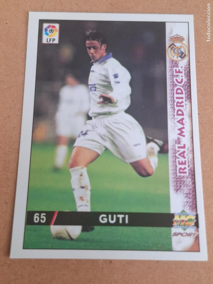 Cartes &agrave; collectionner de Football: MUNDICROMO 98 99 1998 1999 - 65 GUTI - REAL MADRID (CV)