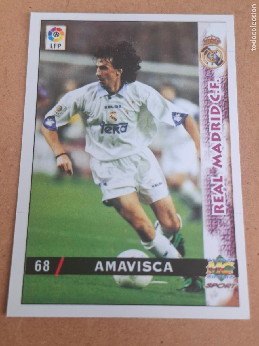 Cartes &agrave; collectionner de Football: MUNDICROMO 98 99 1998 1999 - 68 AMAVISCA - REAL MADRID (CV)