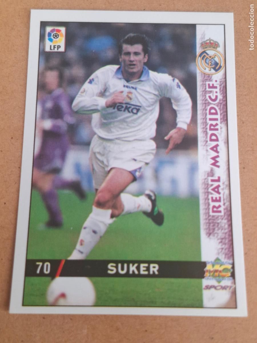 Football Stickers: MUNDICROMO 98 99 1998 1999 - 70 SUKER - REAL MADRID (CV)