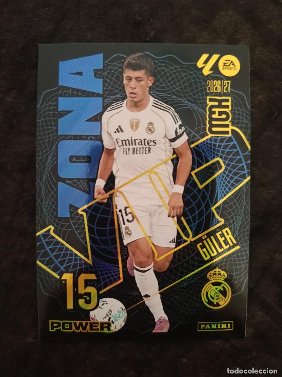 Football Stickers: MGK 2026/27 MEGACRACKS PANINI. #396P G&Uuml;LER &rdquo;ZONA VIP POWER&rdquo;. R.MADRID
