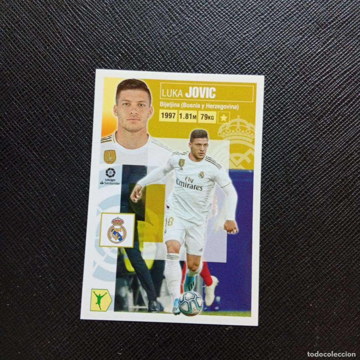 Football Stickers: JOVIC REAL MADRID ESTE 2020 2021 CROMO FUTBOL LIGA 20 21 - SIN PEGAR - A97 PG289 COLOCA