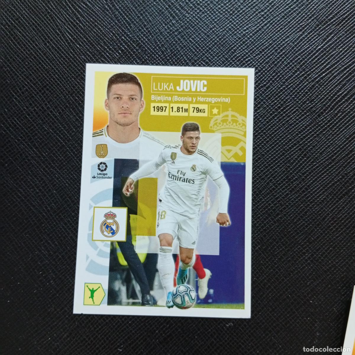 Football Stickers: JOVIC REAL MADRID ESTE 2020 2021 CROMO FUTBOL LIGA 20 21 - SIN PEGAR - A97 PG289 COLOCA