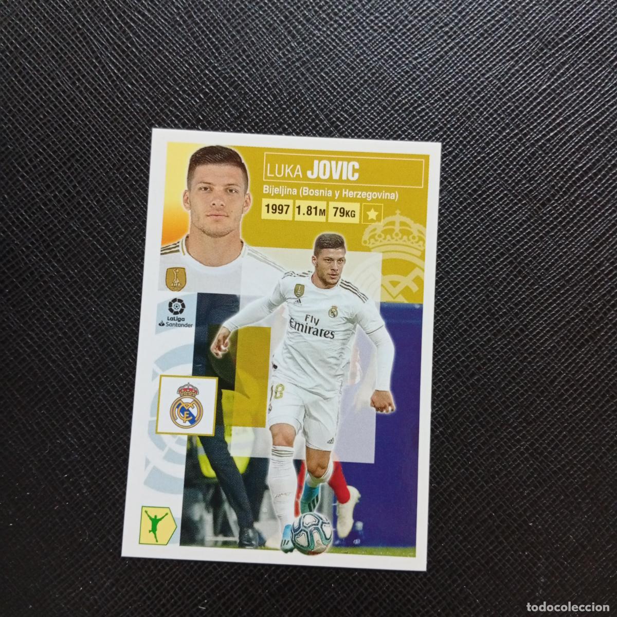 Cromos de f&uacute;tbol: JOVIC REAL MADRID ESTE 2020 2021 CROMO FUTBOL LIGA 20 21 - SIN PEGAR - A97 PG289 COLOCA