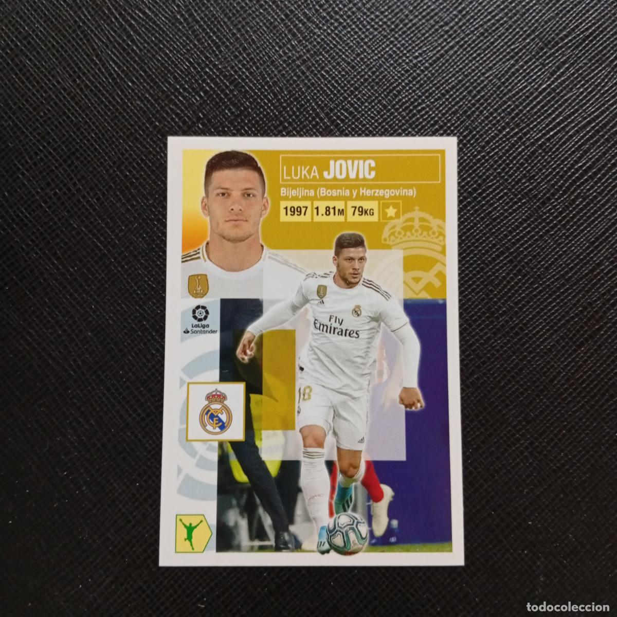 Cromos de f&uacute;tbol: JOVIC REAL MADRID ESTE 2020 2021 CROMO FUTBOL LIGA 20 21 - SIN PEGAR - A97 PG289 COLOCA
