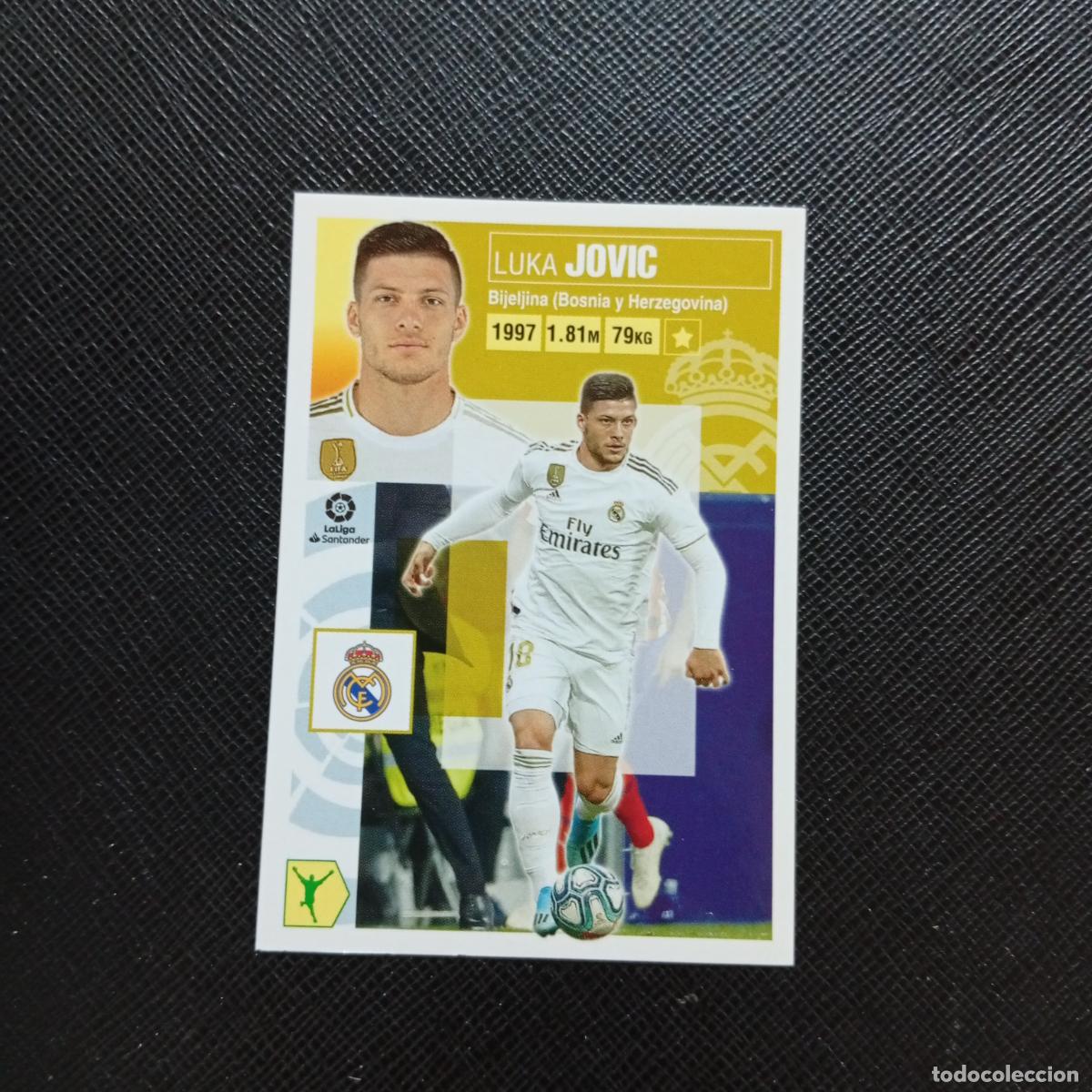 Cromos de f&uacute;tbol: JOVIC REAL MADRID ESTE 2020 2021 CROMO FUTBOL LIGA 20 21 - SIN PEGAR - A97 PG289 COLOCA