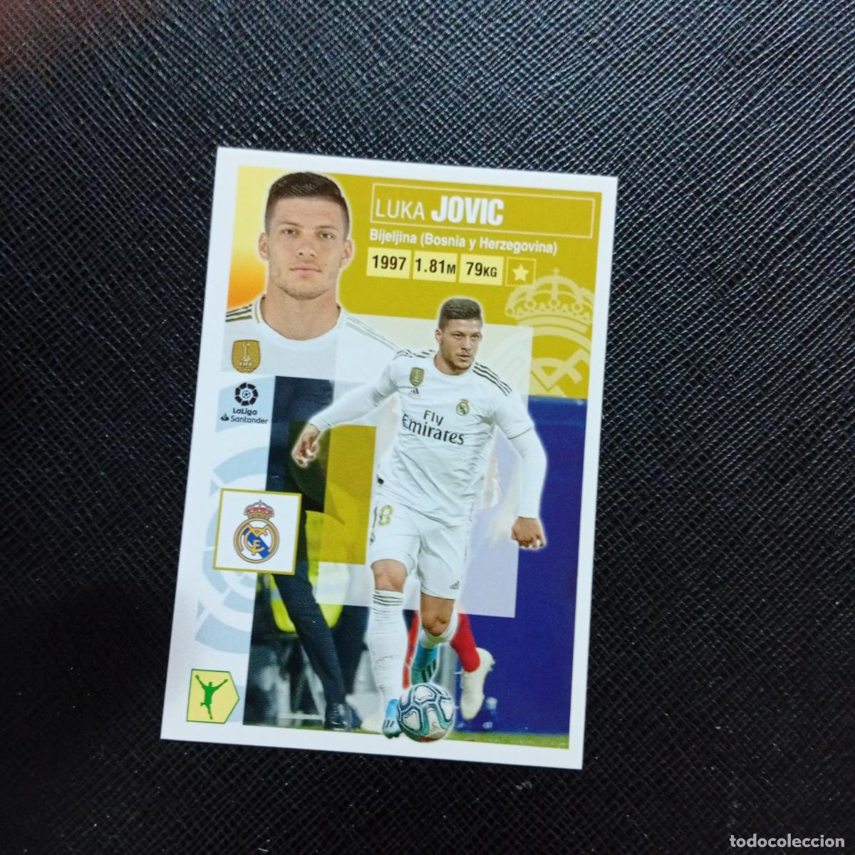 Cromos de f&uacute;tbol: JOVIC REAL MADRID ESTE 2020 2021 CROMO FUTBOL LIGA 20 21 - SIN PEGAR - A97 PG289 COLOCA