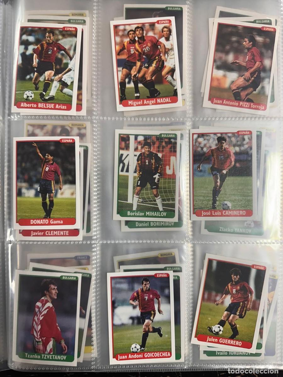Cromos de f&uacute;tbol: 285 Cromos diferentes Coleccion Avanzada Panini EuroFoot 1996 sin pegar