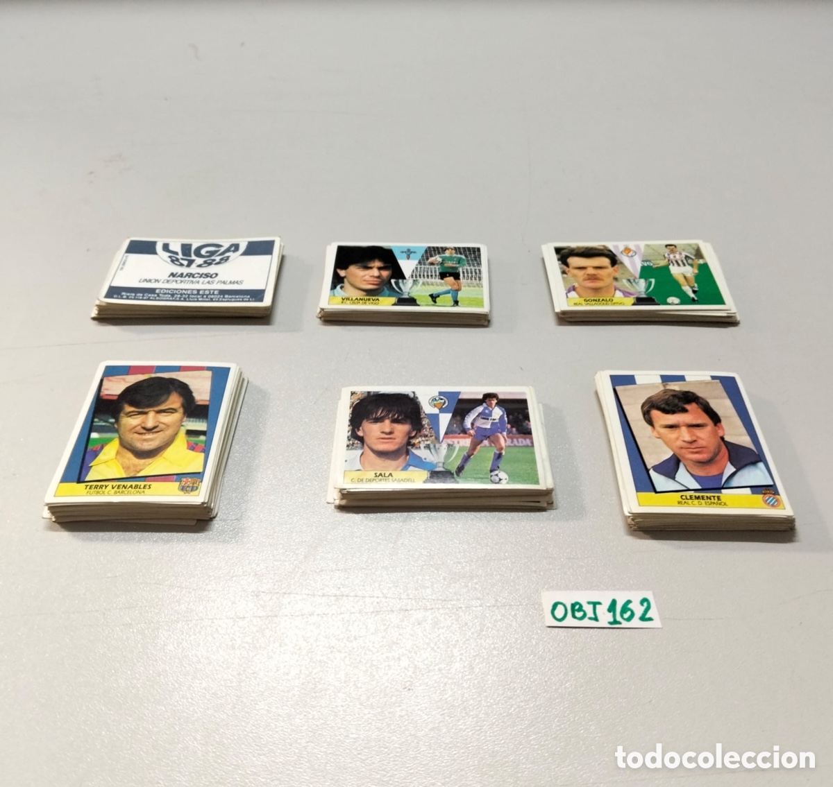 Cromos de f&uacute;tbol: Lote de liga este 159 cromos 87/88