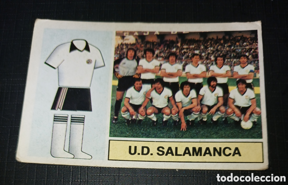 Cromos de f&uacute;tbol: Cromo Alineaciones U.D. Salamanca Ed. Este Liga 1982 1983 82-83 Sin pegar, nunca pegado