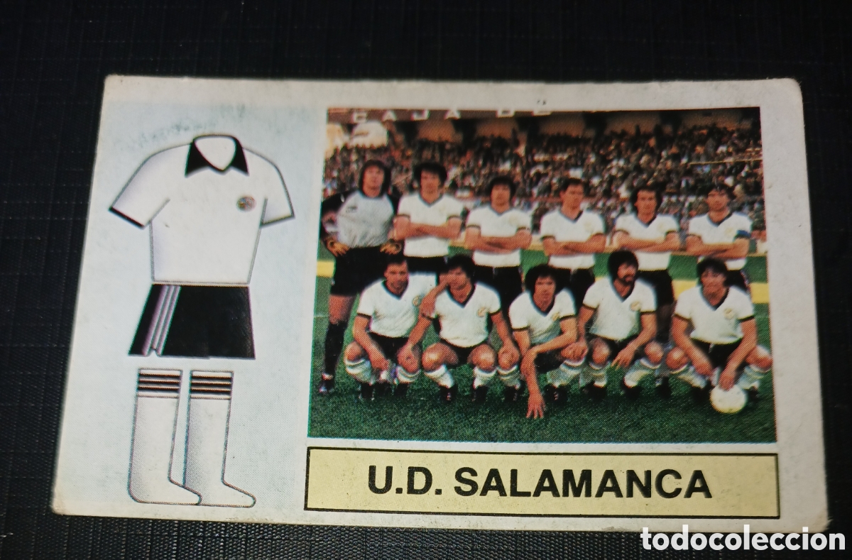 Cromos de f&uacute;tbol: Cromo Alineaciones U.D. Salamanca Ed. Este Liga 1982 1983 82-83 Sin pegar, nunca pegado