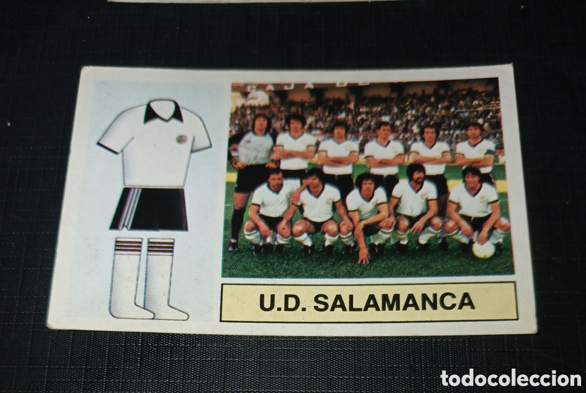 Cromos de f&uacute;tbol: Cromo Alineaciones U.D. Salamanca Ed. Este Liga 1982 1983 82-83 Sin pegar, nunca pegado