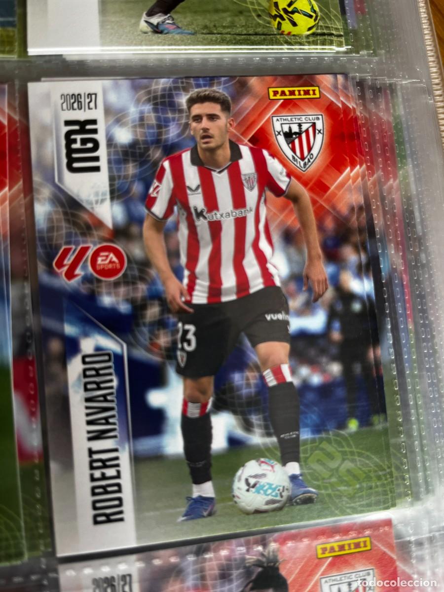 Cromos de f&uacute;tbol: MEGACRACKS MGK 2026 2027 26 27 PANINI N&ordm; 51 ROBERT NAVARRO ATHLETIC BILBAO