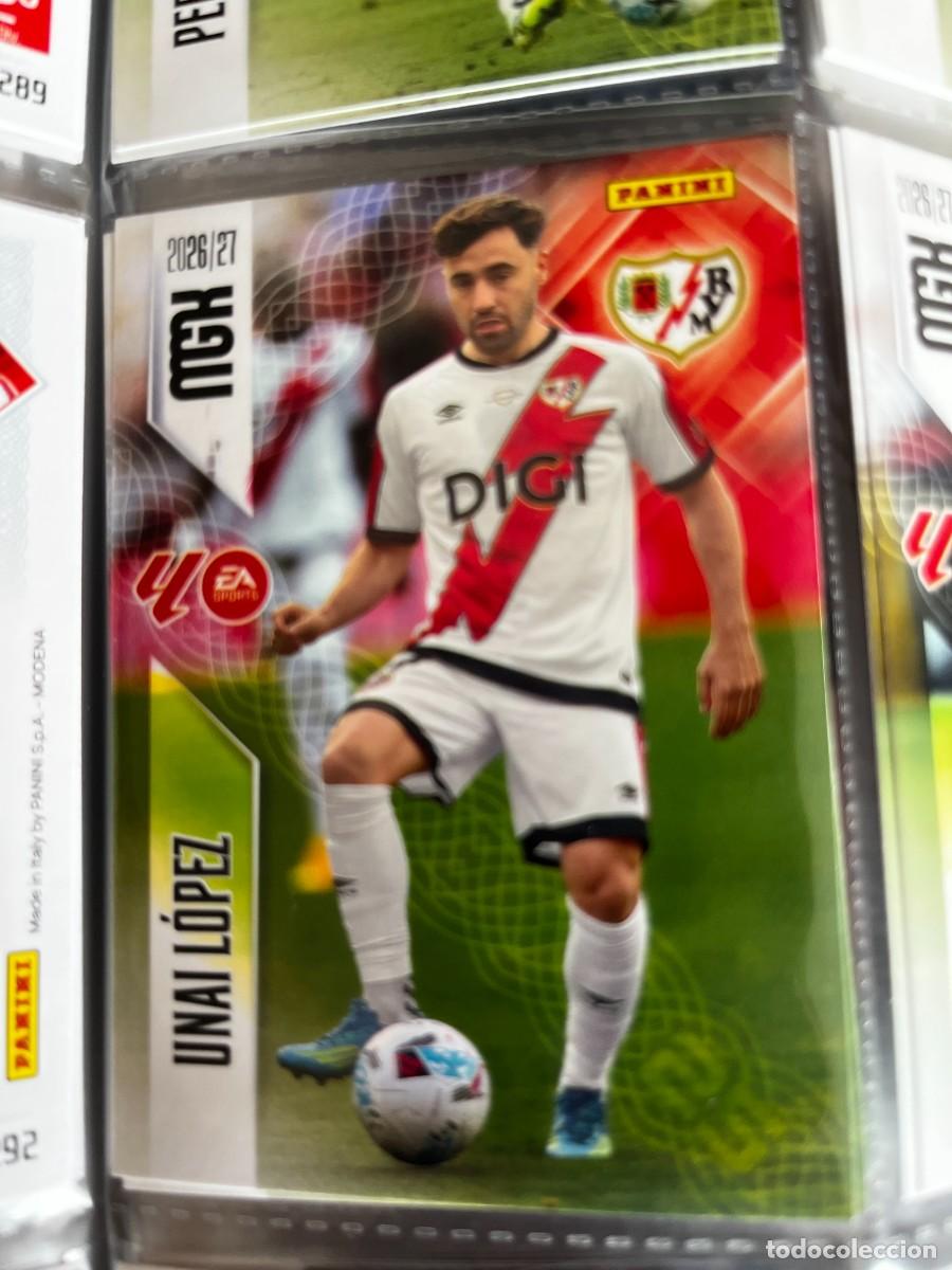 Cromos de f&uacute;tbol: MEGACRACKS MGK 2026 2027 26 27 PANINI N&ordm; 301 UNAI LOPEZ RAYO VALLECANO