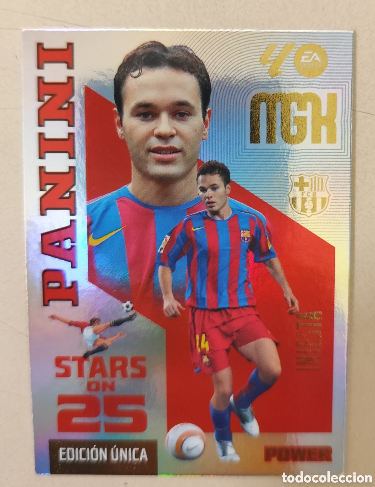 Cromos de f&uacute;tbol: MEGACRACKS STARS ON 25 POWER 2026 2027 437 P INIESTA 26 27