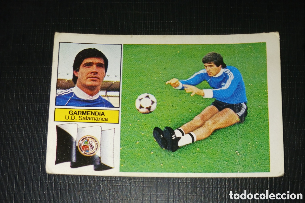 Cromos de Futebol: Cromo fichaje coloca Garmendia U.D. Salamanca Ed. Este Liga 1982 1983 82-83 Sin pegar, nunca pegado