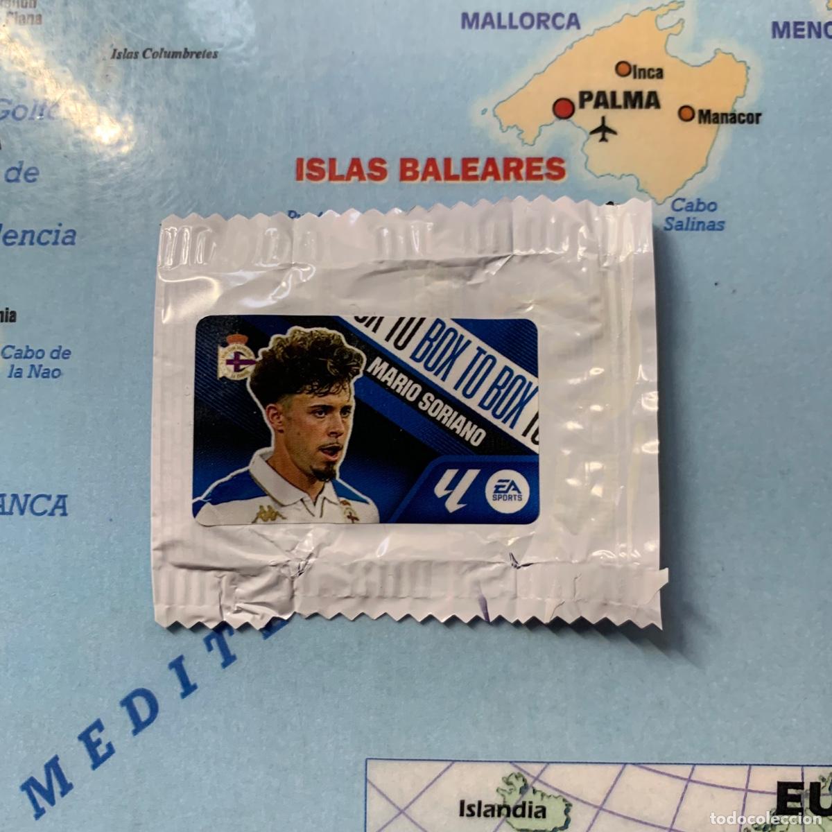 Cromos de Futebol: Cromo chicle Box To Box Mario Soriano Del Deportivo de La Coru&ntilde;a liga este 26-27 2026-2027