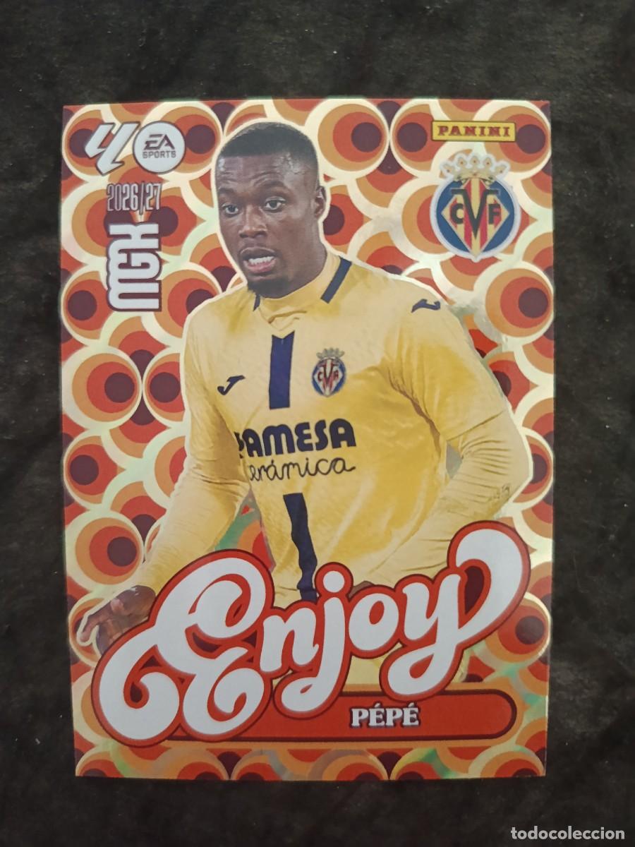 Cromos de Futebol: MGK 2026/27 MEGACRACKS PANINI. #386 P&Eacute;P&Eacute; &rdquo;ENJOY&rdquo;. VILLARREAL CF.