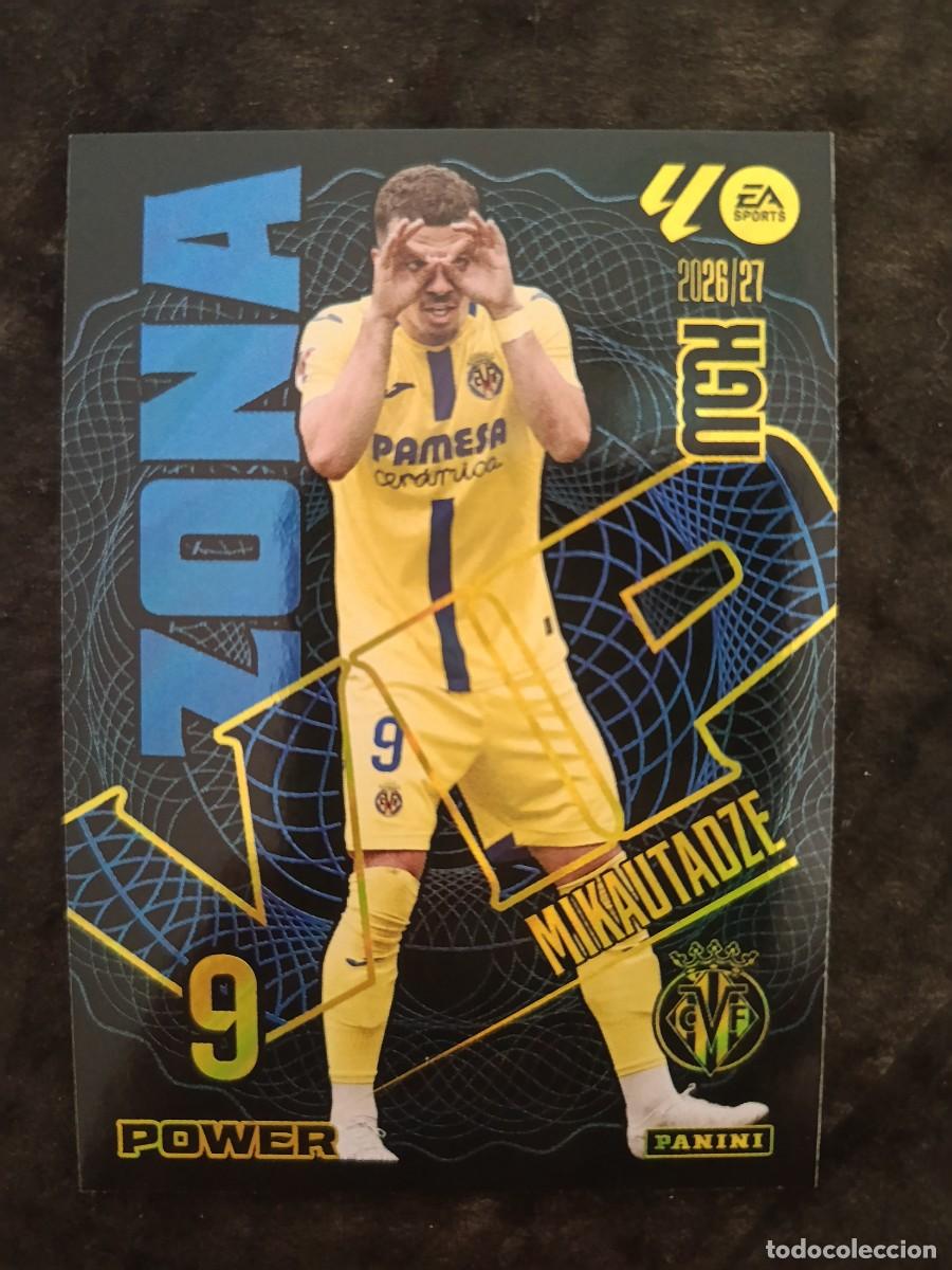 Cromos de Futebol: MGK 2026/27 MEGACRACKS PANINI. #402P MIKAUTADZE &rdquo;ZONA VIP POWER&rdquo; VILLARREAL CF.