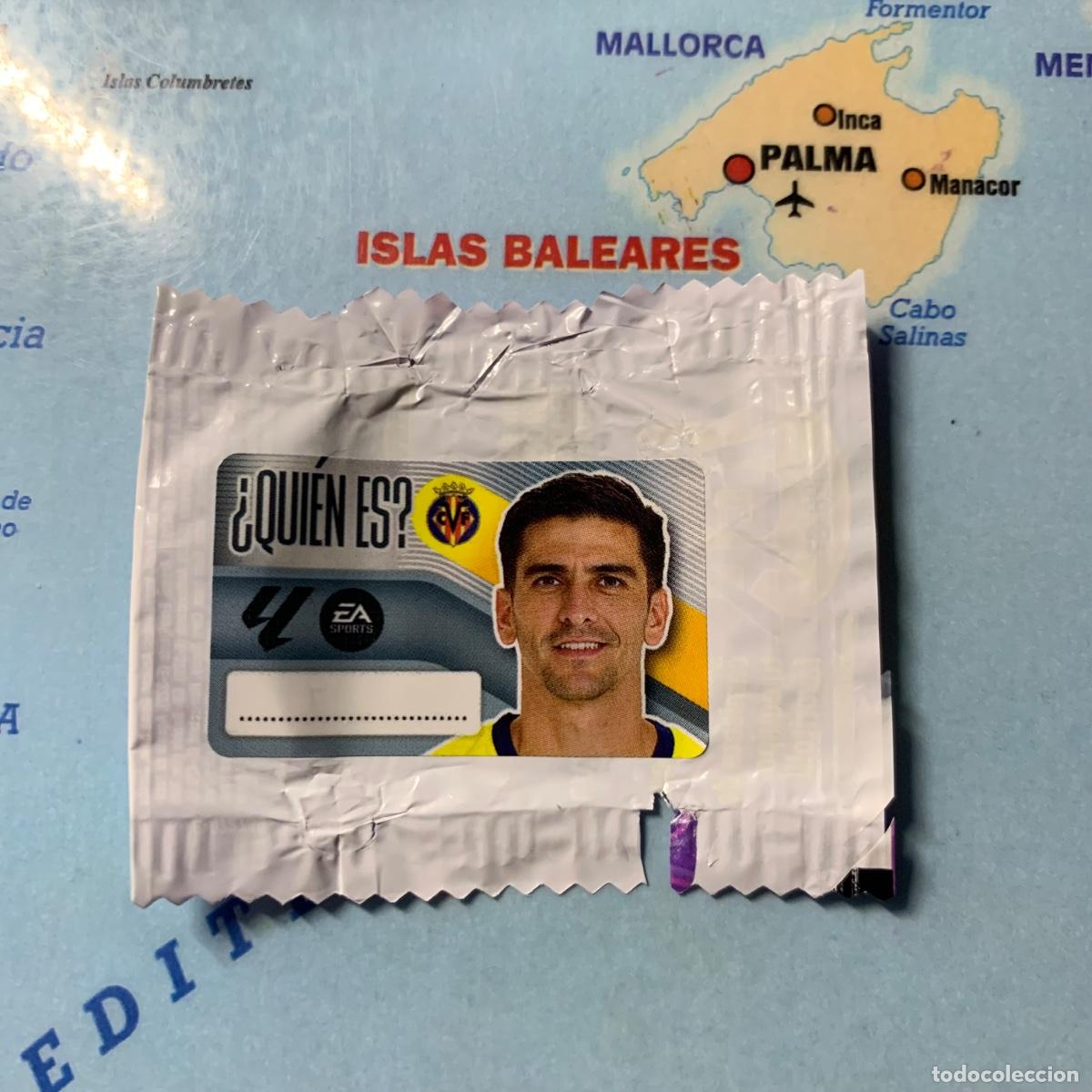 Cromos de Futebol: Cromo chicle quien es Gerard Moreno del Villarreal liga este 26-27 2026-2027