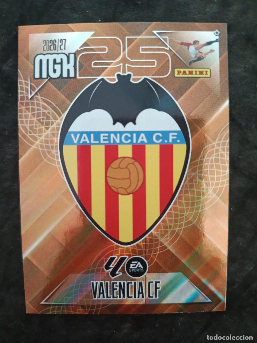 Cromos de f&uacute;tbol: MGK 2026/27 MEGACRACKS PANINI. #343 ESCUDO VALENCIA CF.