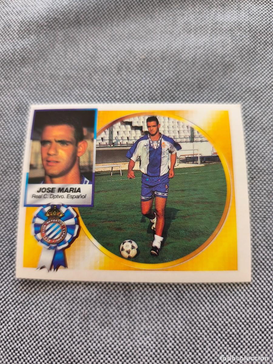 Football Stickers: Cromo Jos&eacute; Mar&iacute;a. R.C.D. Espa&ntilde;ol. Fichaje n&uacute;mero 34. Sin pegar