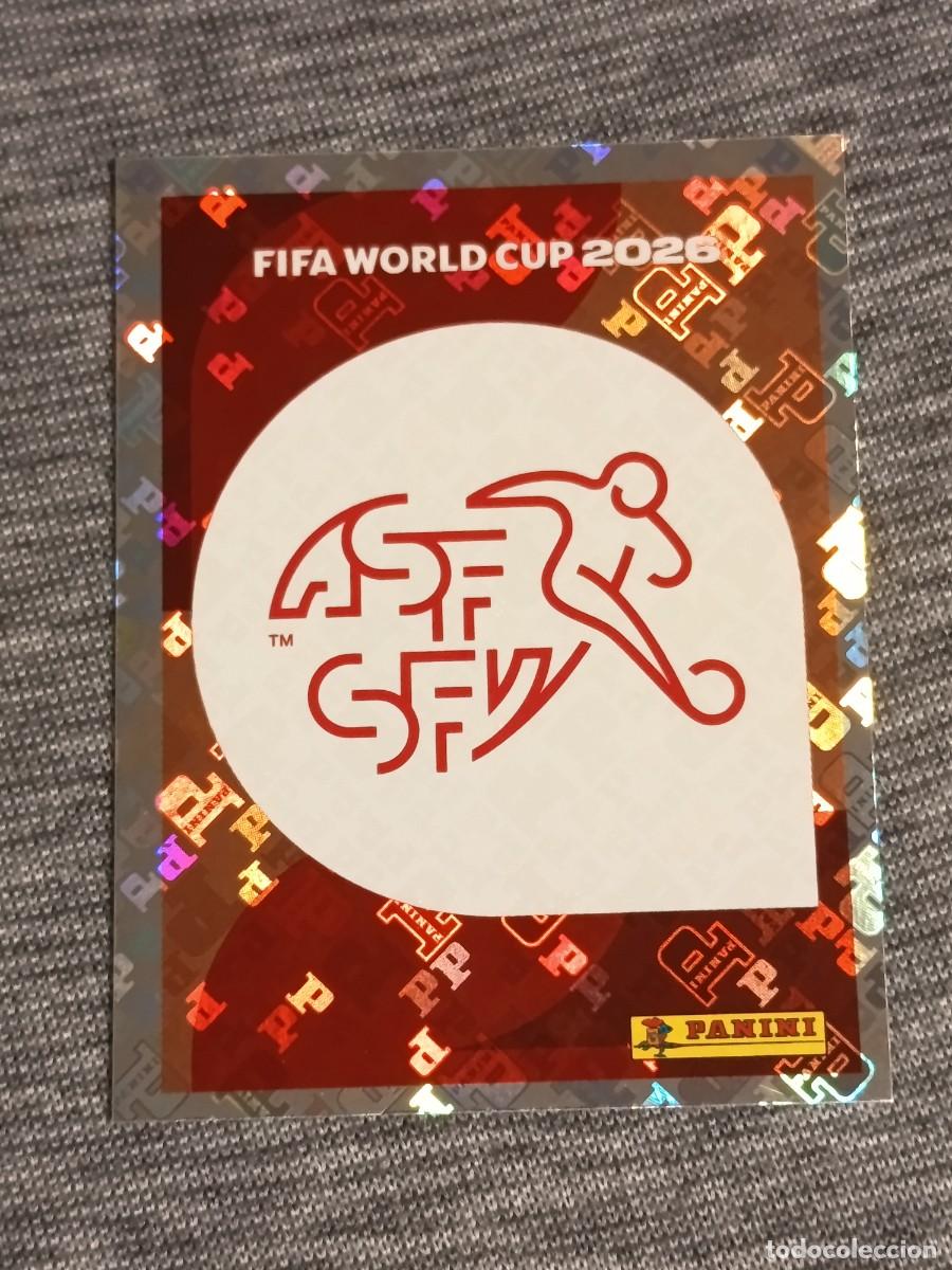 Football Stickers: ESCUDO SUIZA SUI 1 STICKER MUNDIAL 2026 PANINI FIFA WORLD CUP NUEVO