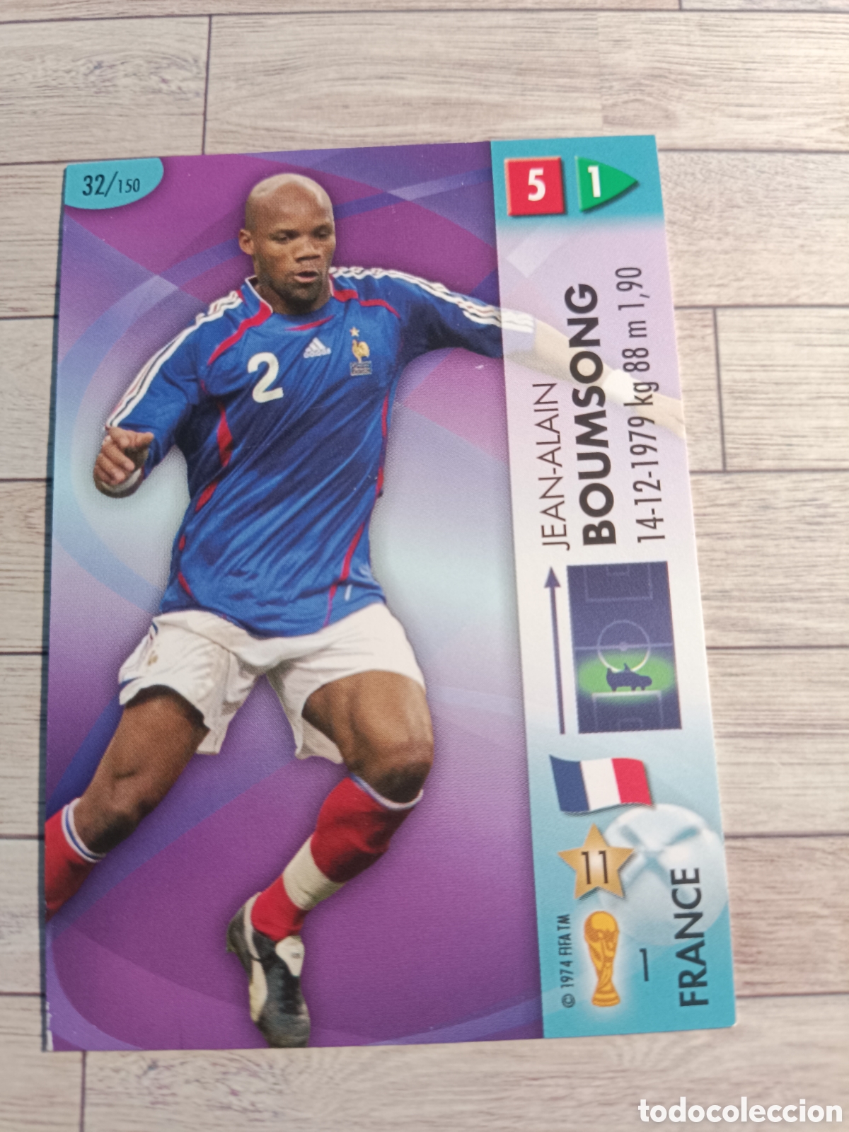 Cartes &agrave; collectionner de Football: 32 BOUMSONG FRANCIA FRANCE MUNDIAL 2006 GOAAAL PANINI WORLD CUP COPA DEL MUNDO GERMANY ALEMANIA