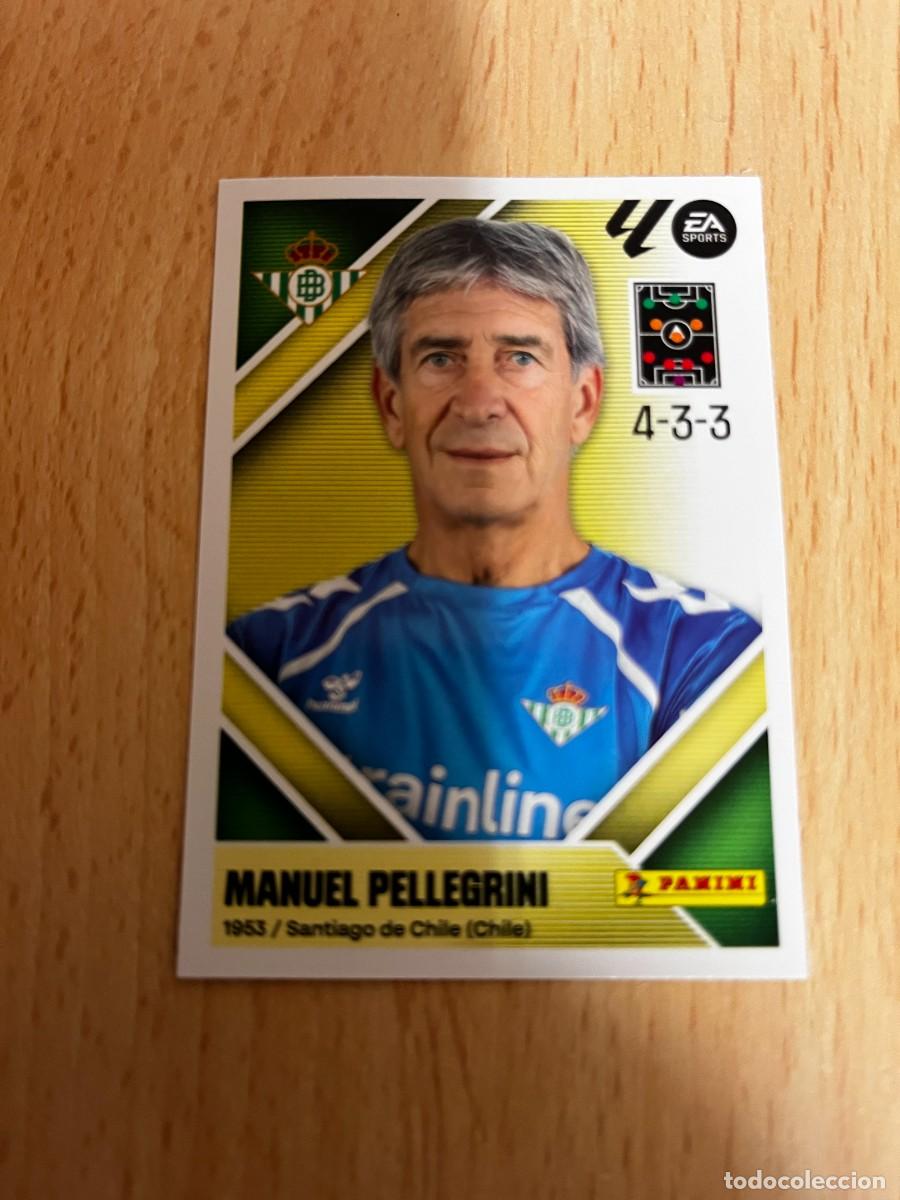 Cartes &agrave; collectionner de Football: LIGA ESTE 2026 2027 26 27 PANINI N&ordm; 2 MANUEL PELLEGRINI BETIS