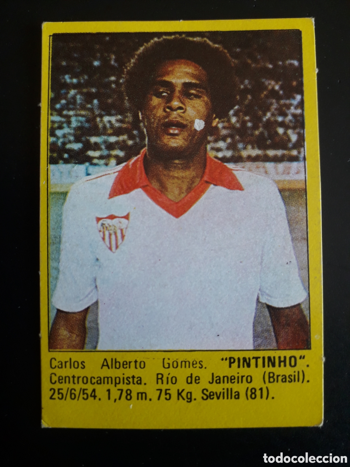 Cromos de Futebol: PINTINHO, SEVILLA SUPER F&Uacute;TBOL 84 83-84 1983-1984 ROLL&Aacute;N DESPEGADO, FALLO FRONTAL PEDIDO M&Iacute;NIMO 3&euro;