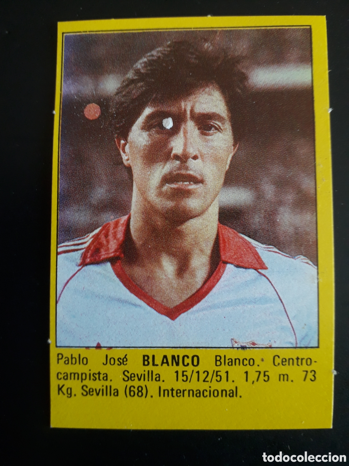 Football Stickers: BLANCO, SEVILLA SUPER F&Uacute;TBOL 84 83-84 1983-1984 ROLL&Aacute;N DESPEGADO, FALLO FRONTAL PEDIDO M&Iacute;NIMO 3&euro;