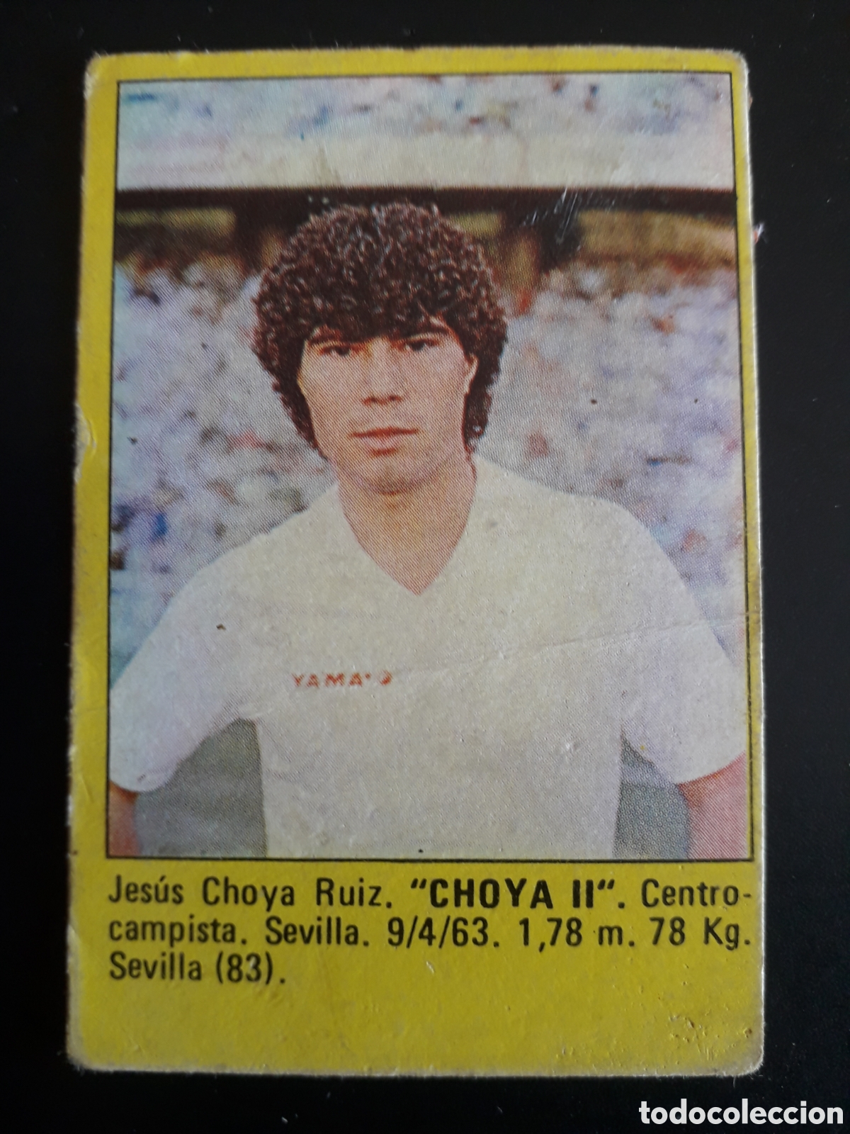 Football Stickers: CHOYA II, SEVILLA SUPER F&Uacute;TBOL 84 83-84 1983-1984 ROLL&Aacute;N DESPEGADO PEDIDO M&Iacute;NIMO 3&euro;