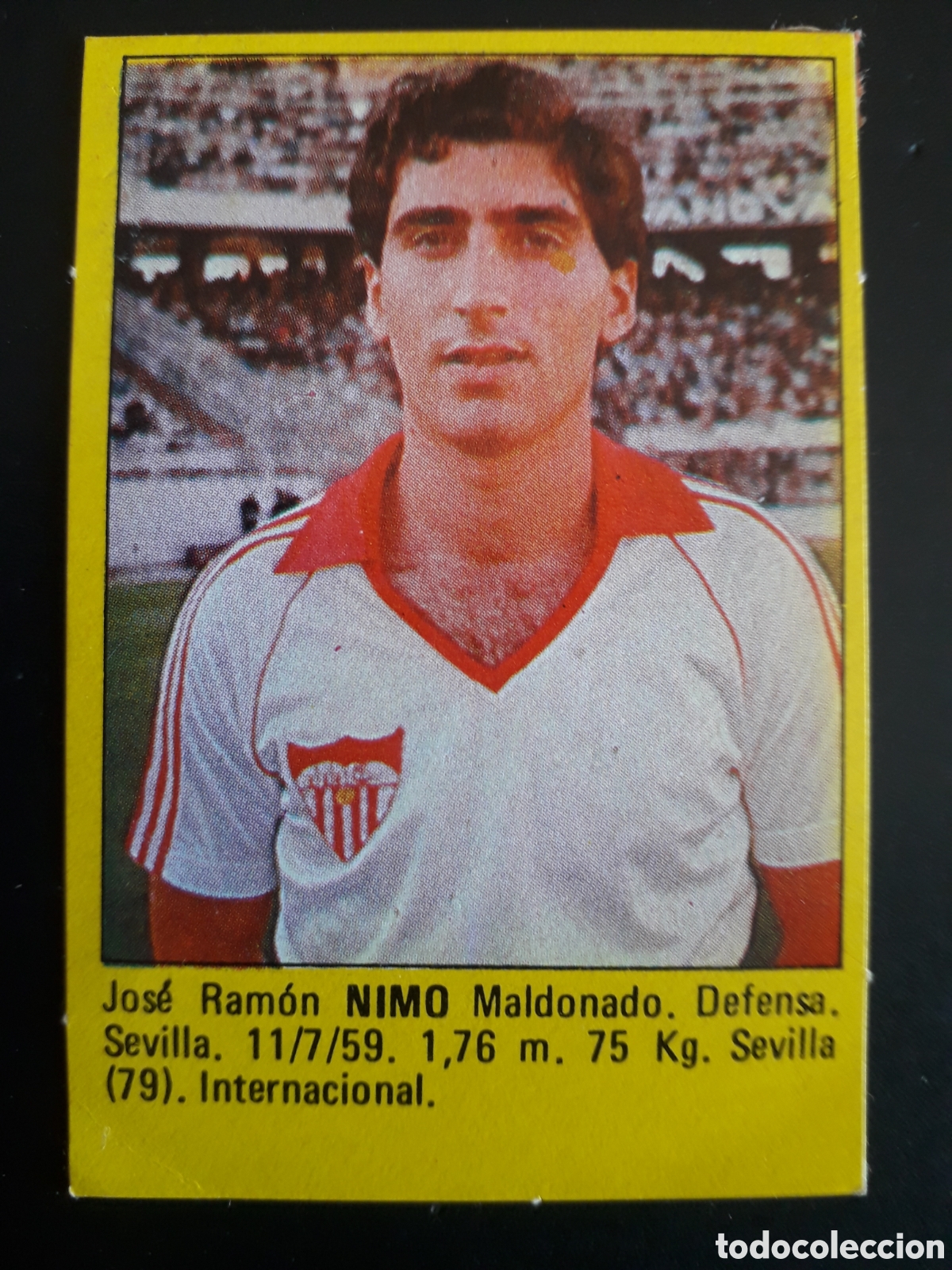 Football Stickers: NIMO, SEVILLA SUPER F&Uacute;TBOL 84 83-84 1983-1984 ROLL&Aacute;N DESPEGADO PEDIDO M&Iacute;NIMO 3&euro;