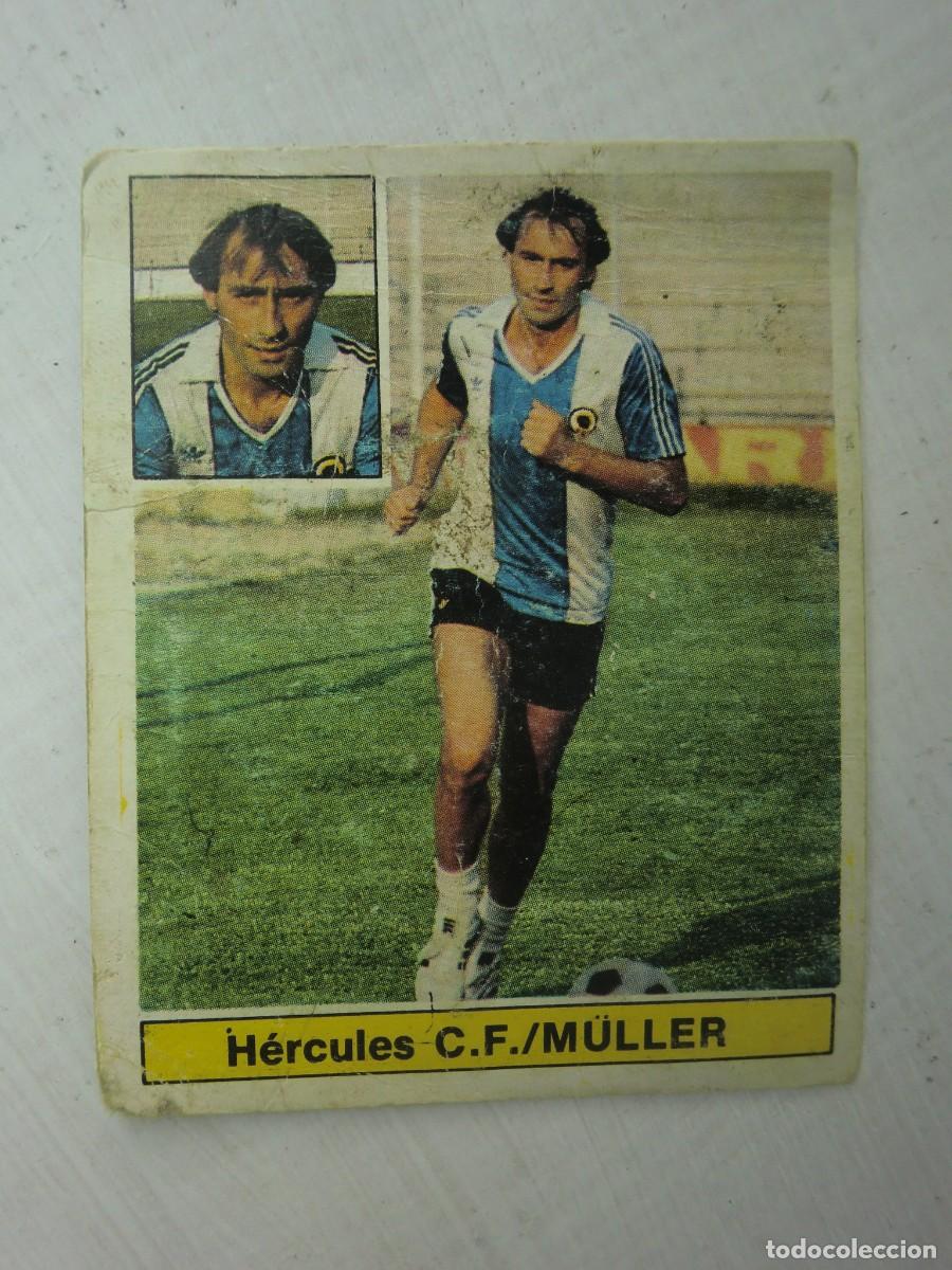 Football Stickers: Cromo de f&uacute;tbol LIGA ESTE 81-82 1981-1982: MULLER (H&eacute;rcules), &uacute;ltimos fichajes N&ordm; 28 bis