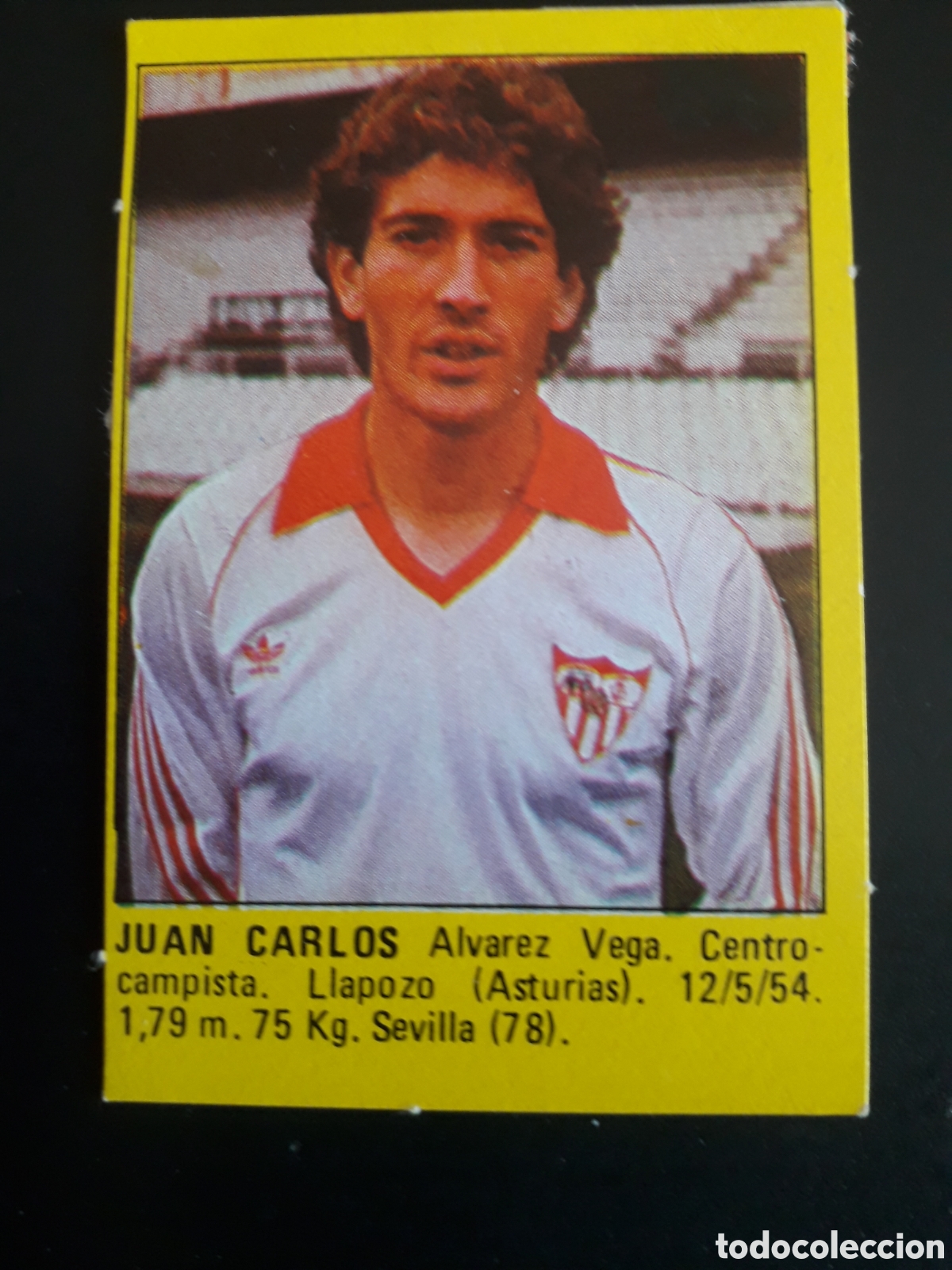 Football Stickers: JUAN CARLOS, SEVILLA SUPER F&Uacute;TBOL 84 83-84 1983-1984 ROLL&Aacute;N DESPEGADO PEDIDO M&Iacute;NIMO 3&euro;