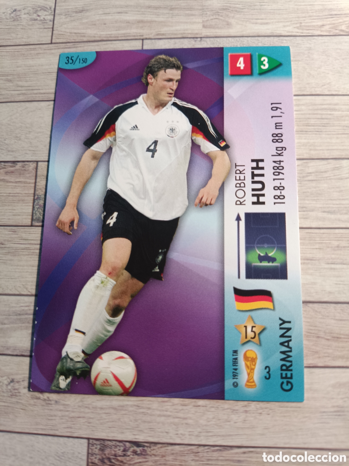 Football Stickers: 35 ROBERT HUTH ALEMANIA MUNDIAL 2006 GOAAAL PANINI WORLD CUP COPA DEL MUNDO GERMANY ALEMANIA