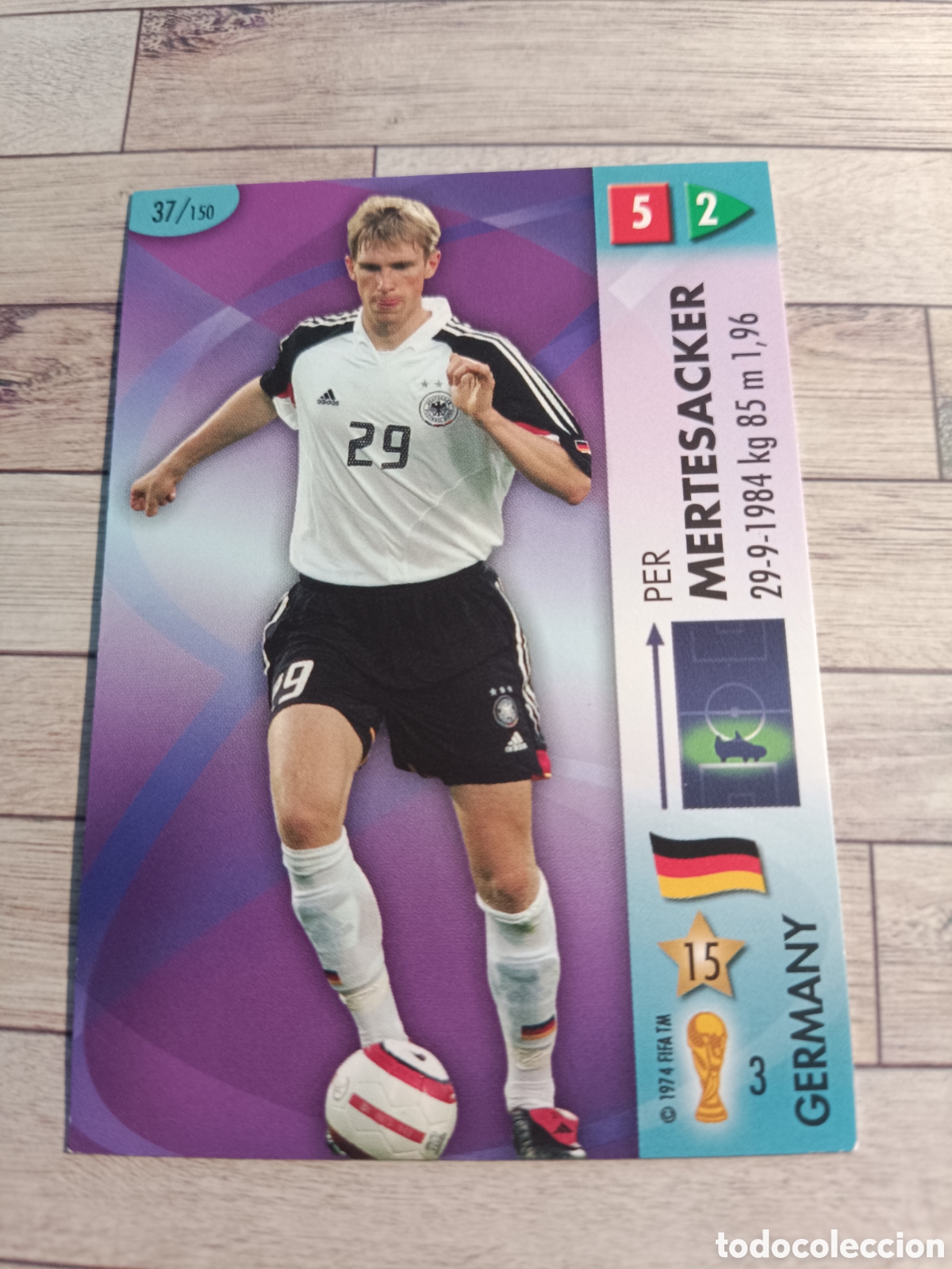 Cromos de f&uacute;tbol: 37 MERTESACKER ALEMANIA MUNDIAL 2006 GOAAAL PANINI WORLD CUP COPA DEL MUNDO GERMANY ALEMANIA