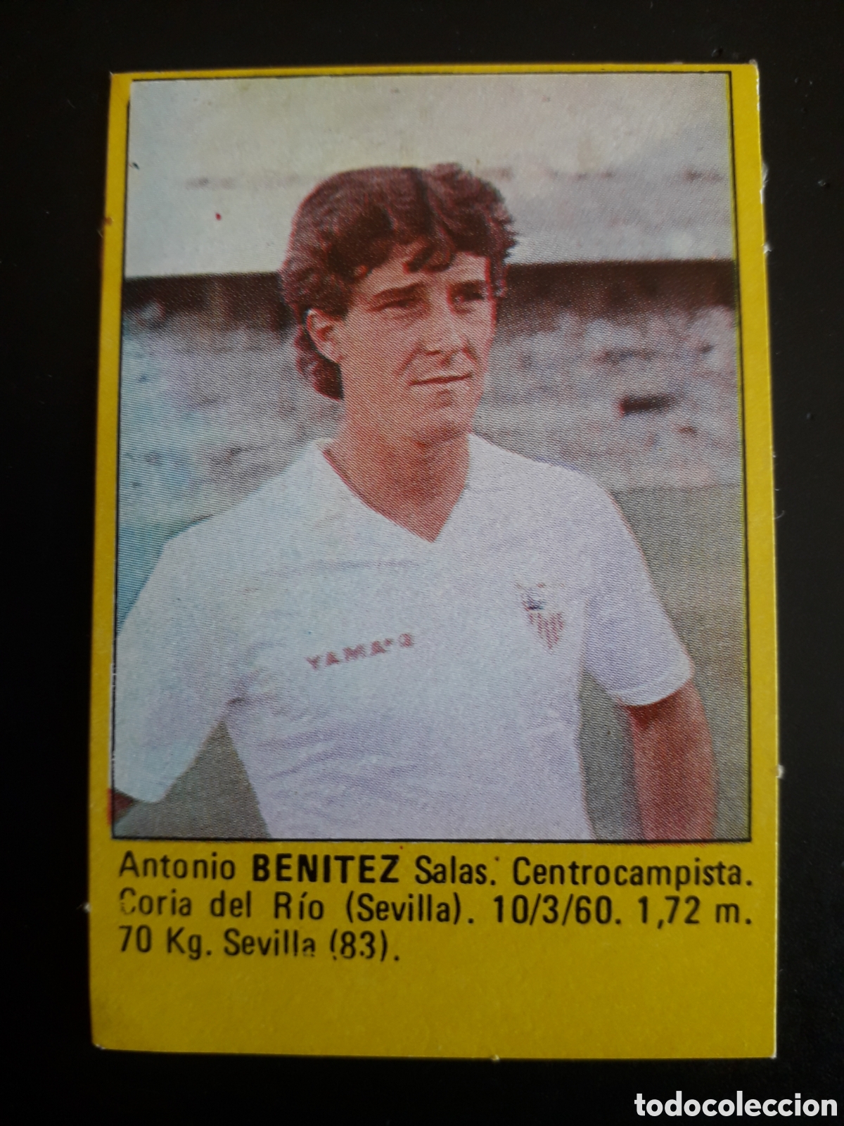 Fu&szlig;ball-Sticker: BEN&Iacute;TEZ, SEVILLA SUPER F&Uacute;TBOL 84 83-84 1983-1984 ROLL&Aacute;N DESPEGADO PEDIDO M&Iacute;NIMO 3&euro;