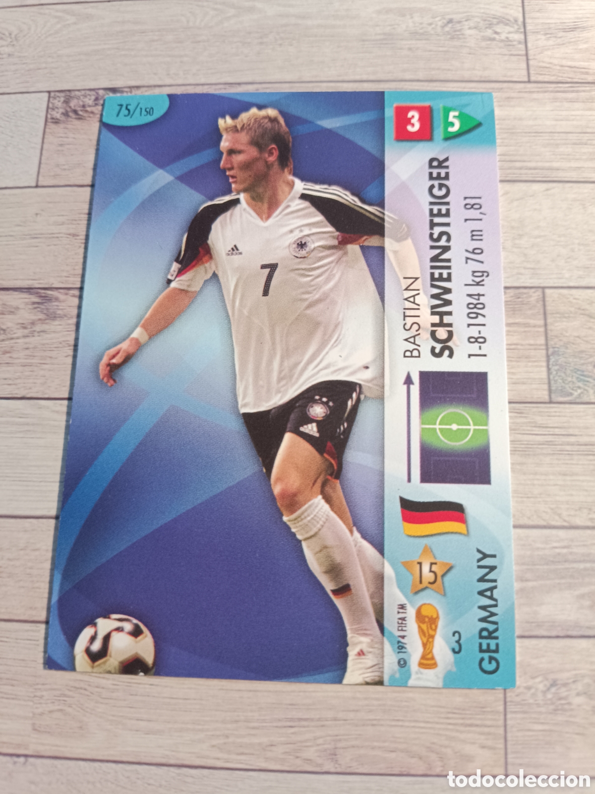Fu&szlig;ball-Sticker: 75 SCHWEINSTEIGER ALEMANIA MUNDIAL 2006 GOAAAL PANINI WORLD CUP COPA DEL MUNDO GERMANY ALEMANIA